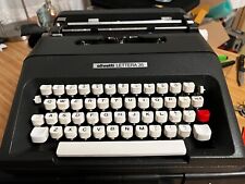 Olivetti Lettera 35 Vintaga Typewriter Black