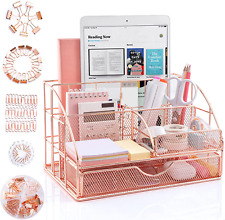 Rose Gold Desk Organizer And Accessories Office Supplies Desk Organizer For Wom