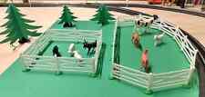 Ho Scale Crossbuck Horse Fence Realistic Look Complete Fence Set