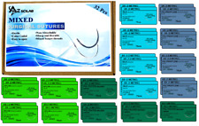 32pack Assorted Practice Sutures Silk Nylon Polyester Polypropylene For Student