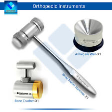 Surgical Mallet Hammer Bone Graft Amalgam Well Bone Crushing Mill Implant Tools