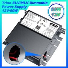 Power Supply Transformer Led Driver 12v 60w Triac Dimming For Lutron Switches