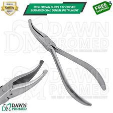 How Crown Pliers 5.5 Curved Serrated Tips Oral Dental Orthodontic German Grade