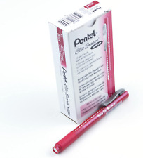 Clic Eraser Grip Retractable Eraser Red Barrel Box Of 12 Ze22b