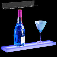 Led Liquor Bottle Display Shelf For Home Commercial Bar Floating Wall Mounted