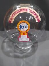 Vintage Ford Glass Globe Penny Gumball Vending Machine Coin Op
