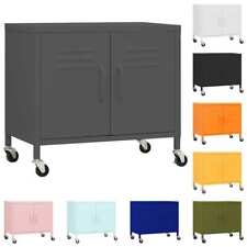 Storage Cabinet Freestanding File Cabinet With Shelves For Office Steel Vidaxl