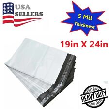 Poly Mailers Ultra Heavy Duty 5mil Shipping Mailing Poly Bags 19in X 24in 100pks