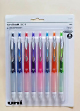 8 Uniball 207 Signo Retractable Gel Rollerball Pens Color Ink Medium 0.7mm