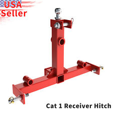 Tractor Trailer Hitch Ball Drawbar Gooseneck For Cat 1 Spear Receiver 3 Points