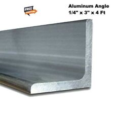 14 Thick Aluminum Angle 3 X 4 Ft Length Unpolished Alloy 6061 90 Stock