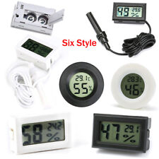 Digital Lcd Indoor Temperature Thermometer Humidity Meter Fahrenheit Hygrometer