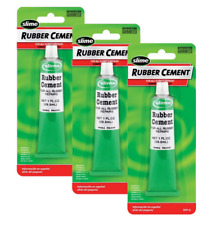 Slime 1051-a 1oz Tube Rubber Cement For All Rubber Repairs 3 Pack