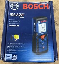 Bosch Glm165-40 Blaze Pro 165 Laser Distance Measure Brand New 8596
