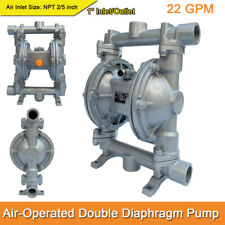 22gpm Aluminum Air-operated Double Diaphragm Pump W 1 Inlet Outlet For Fluids