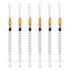 1mlcc Straight Tip Needle Plastic Feeding Device Manual Push Syringe