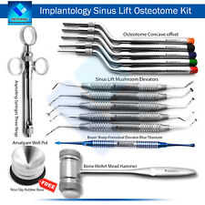Dental Implant Surgery Graft Sinus Lift Instruments Elevators Osteotomes Concave
