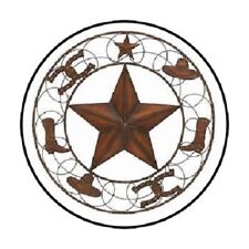 48 Cowboy Western Star. Envelope Seals Labels Stickers 1.2 Round