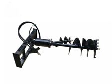 Wolverine Skid Steer Attachment Auger Post Hole Hydraulic Digger 12 18 Bits