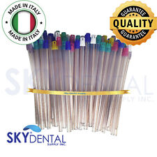 Saliva Ejectors Dental Suction Ejector Clear With Multicolor Tips Up To 4500