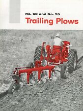 Ih International Harvester Mccormick No. 60 70 Trailing Plows Color Brochure