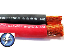 50 40 Excelene Welding Battery Cable 25 Black 25 Red Usa Made 600v Copper