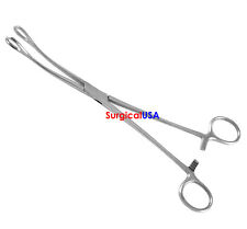 Foerster Sponge Forceps 7inch Curved Smooth Non Serrated Tips Locking Handle