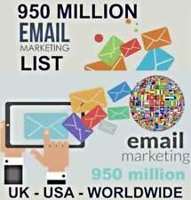 950 Million Business Database Email List For Marketingusa Uk Worldwide 