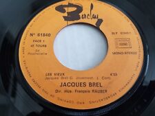 Jacques Brel - Les Vieux Mathilde 1974 Chanson Pop Barclay France 7