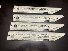 Nos Ih Farmall Fast Hitch Advertising Metal Ruler