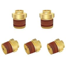 38 Dot Brass Push To Connect Air Line Fittings 5 Pcs 38 Od Tube X 12 Np