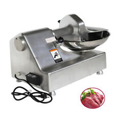 5.5l Food Processor Electric Food Meat Chopper Meatball Beater Bowl Cutter 110v
