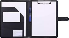 Padfolio Clipboard Folder Portfolio Faux Leather Storage Clipboard With Cove...