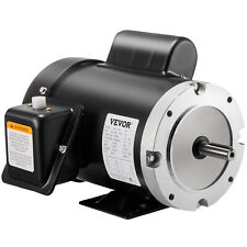 Vevor 1hp Electric Motor 56c Frame 1 Phase Tefc 1745rpm General Rated 13.66.8a