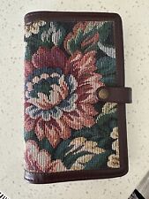 Vintage Day Runner Pocket Planner Cover Floral Tapestry Binder Organizer New