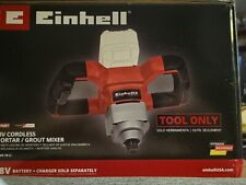Einhell 18v Cordless Paint Mortar Mixer Te-mx 18li Tool Only New -0923sh