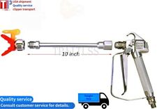 Airless Paint Spray Gun Pressure 3600 Psi 517 Tip With 10 Inch Extension Pole