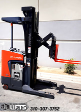 Toyota 6bru23 Standup Electric Reach Truck Forklifts 258 Mast Low Hours