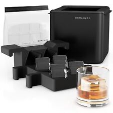 Premium Berlinzo Clear Ice Cube Maker - Whiskey Ice Ball Maker Mold Large 2 I...