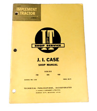 It Service J.i. Case Tractor Illustrated Shop Manual C-20 Series 730 830 930