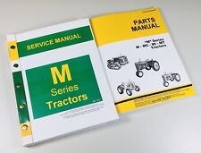 Service Manual Set For John Deere M Mi Mt Tractor Service Parts Catalog Shop