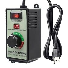 Ac Motor Speed Controller 120v 15a 4000w Fan Electric Overload Protection
