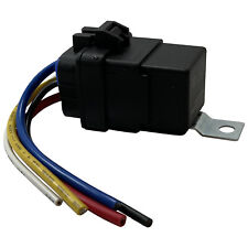 Waterproof 5 Pin 12v 40 Amp Relay Socket W 5 12 Gauge Wire Pigtail Harness