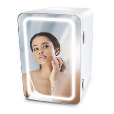 6l Mini Fridge Beauty Skincare Refrigerator Glass Door White