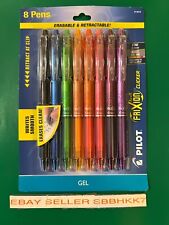 Pilot Frixion Clicker Retractable Erasable Gel Ink Pens 8 Color Set Free Shipp