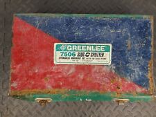 Greenlee 7506 Slug-splitter Hydraulic Knockout Punch Case Only