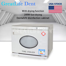 Usa Stock 18l 200w Dental Uv Disinfection Cabinet Medical Sterilizer With Drying