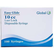 10cc Syringes Only With Luer Lock 10ml 100box Sterile-global-easy Glide
