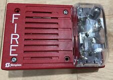 Simplex 4903-9215 Audio Visual Horn Strobe 110cd Fire Alarm Wall Mount Red.
