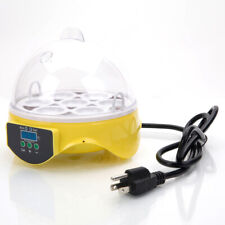 Digital 7 Egg Incubator Chicken Quail Hatcher Temperature Control With Light New
